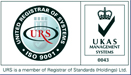 URS ISO 9001 UKAS Management Systems 0043 License